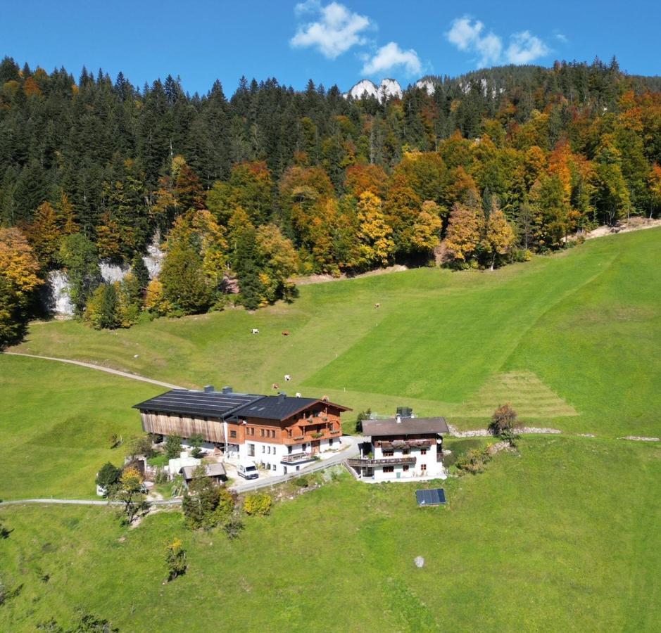 Biobauernhof Schneiderbauer Unken Exterior foto
