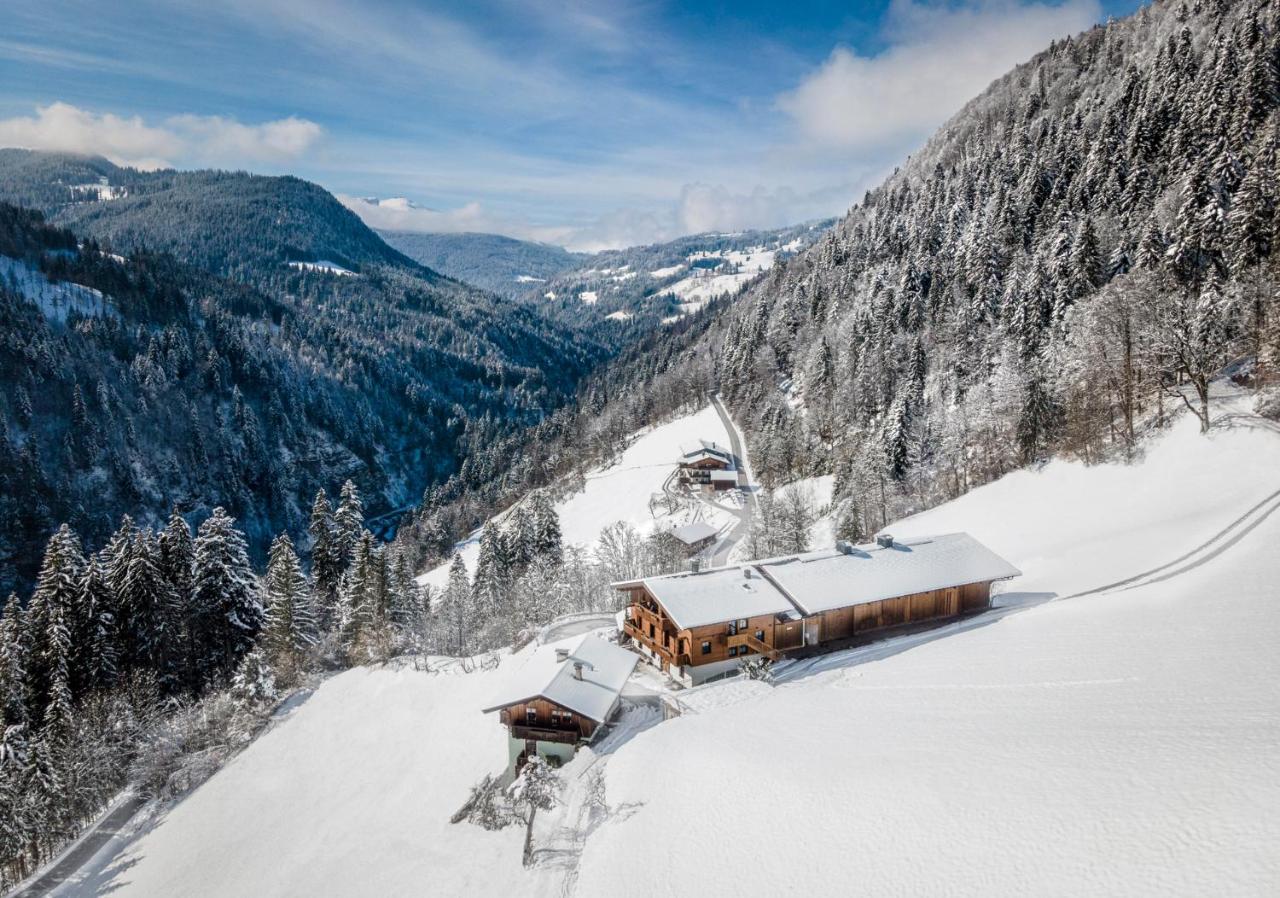 Biobauernhof Schneiderbauer Unken Exterior foto